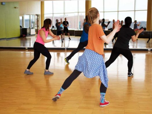 Waggle Dance Co - Group exercises to music - warmed up by dance teacher